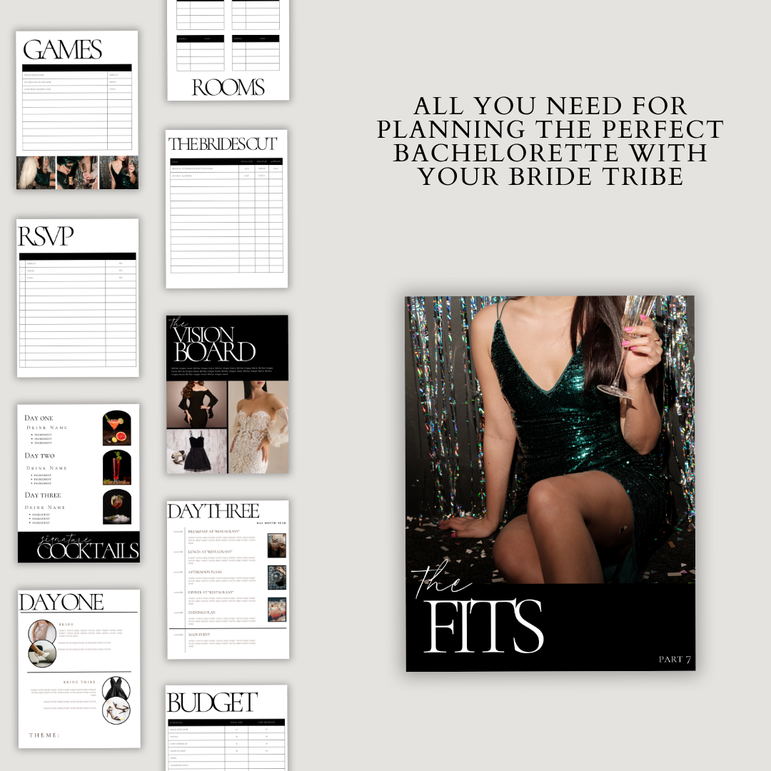 Bachelorette Planner - Modern Edition