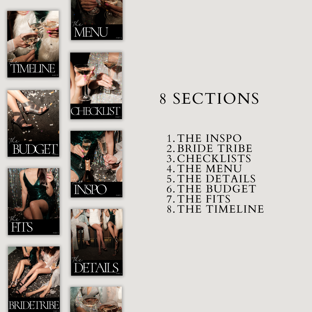 Bachelorette Planner - Modern Edition