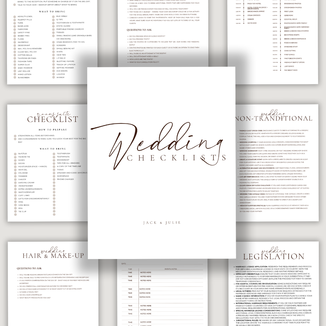 The Ultimate Wedding Bundle