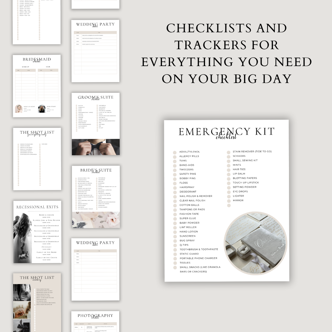 Wedding Day Binder - Timeless Edition