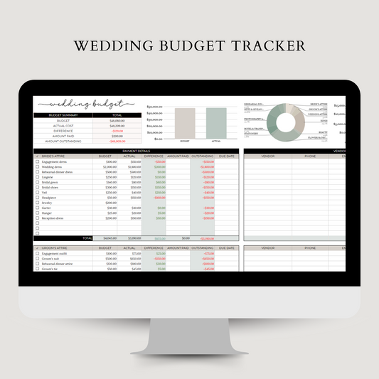 Ultimate Wedding Budget Tracker