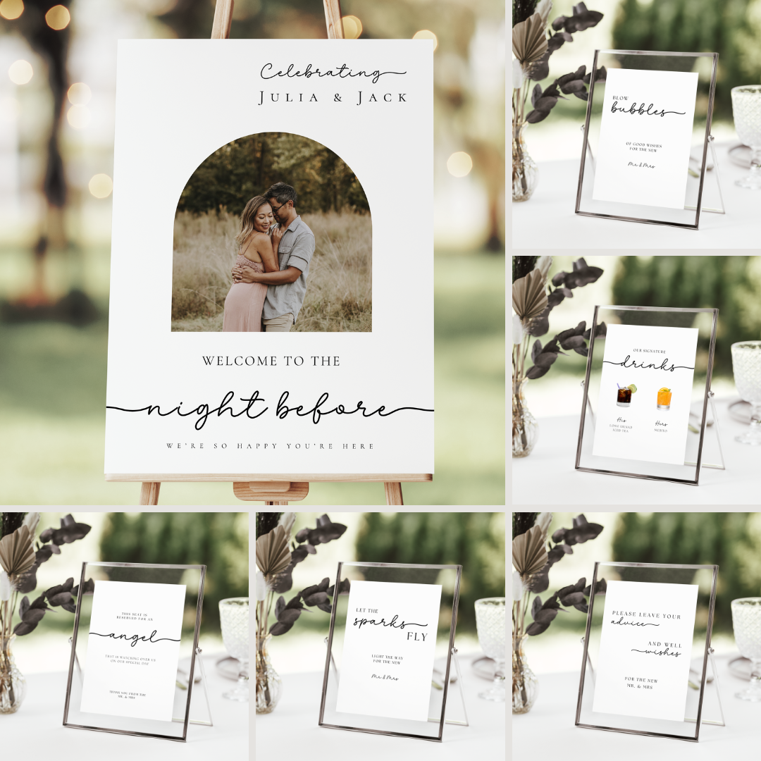 Wedding Signage Bundle - Classic Collection