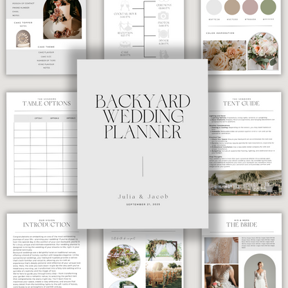 Backyard Wedding Planner