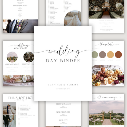 Wedding Day Binder