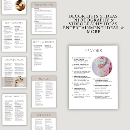 Wedding Decor Planner for the DIY Bride