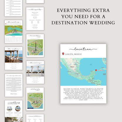 Destination Wedding Day Binder