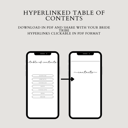 Mobile Wedding Day Binder