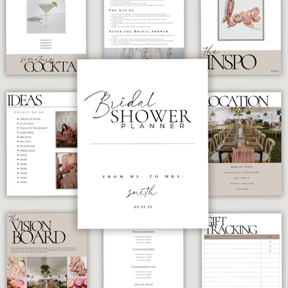 Bridal Shower Planner