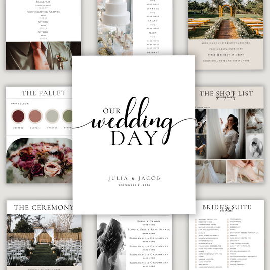 Wedding Day Binder - Timeless Edition