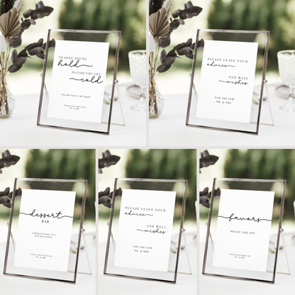 Wedding Signage Bundle - Darling Collection